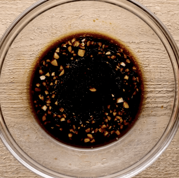 asian marinade in mixing bowl